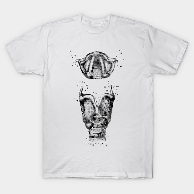 Larynx T-Shirt by RosaliArt